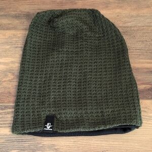 Forbusite Women's Green Waffle Knit Slouchy Beanie Hat                 C394